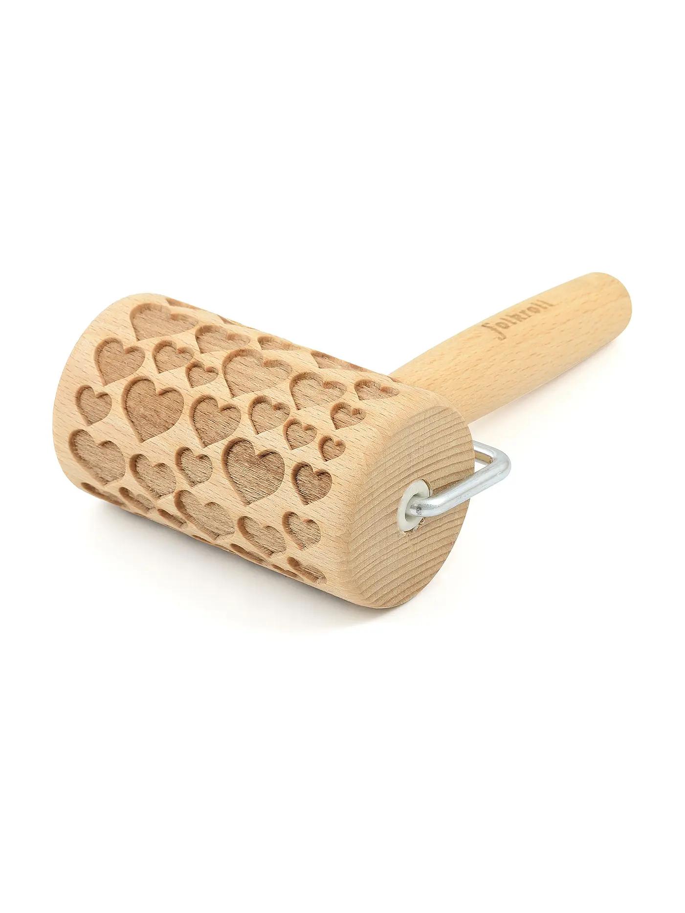 FOLKROLL | Teigrolle Mini 9,5cm Herzen | 